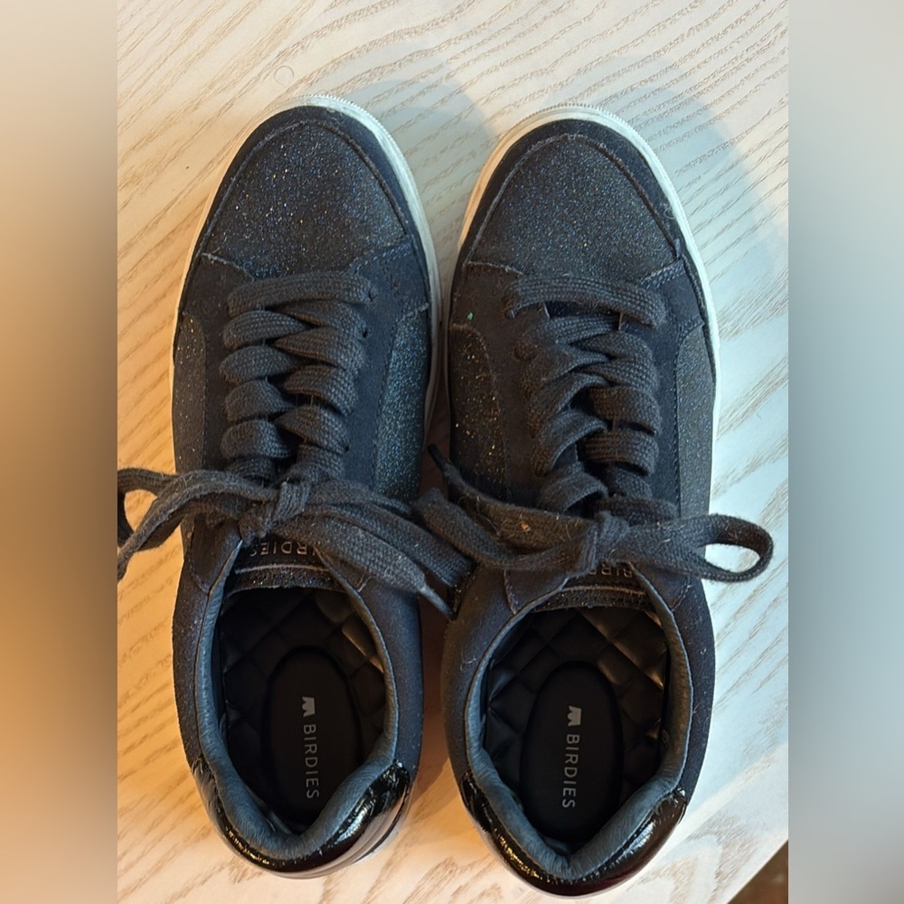 Birdies Cardinal Navy Shimmer Sneakers